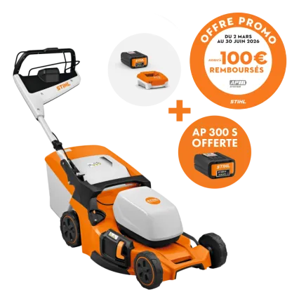STIHL Pack promo AP 300 S - Tondeuse &agrave; batterie STIHL RMA 453 PV