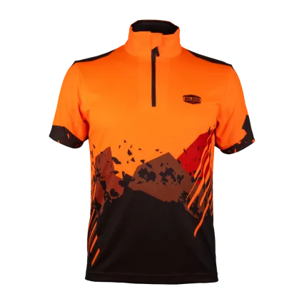 SOLIDUR T-Shirt manches courtes anti-UV SOLIDUR UPF40+ - Orange
