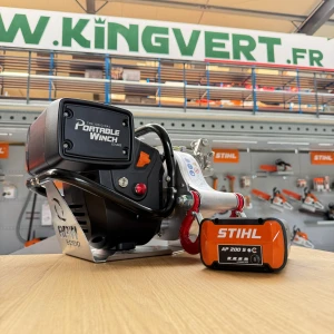 PORTABLE WINCH APW6000 : Premier treuil à batterie compatible STIHL AP