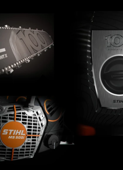 STIHL fête ses 100 ans : vêtements collector, guides anniversaire et MS 500i Centennial