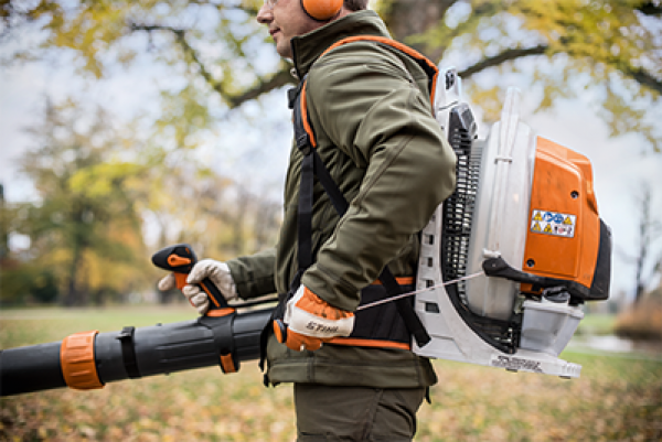 Démarrage du souffleur BR 800 de STIHL