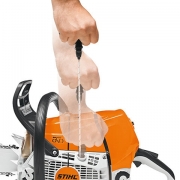 Tronçonneuse MS 201 c m STIHL - Tronçonneuse thermique très légère avec  M-Tronic