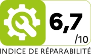 Indice de réparabilité 6,7