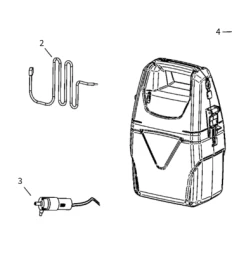Vue éclatée Vue Générale PE500 - Pulvérisateur à batterie ISEKI PE500