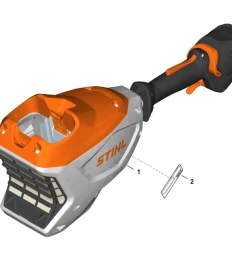 Vue éclatée Numéro de machine - CombiSystème à batterie STIHL KMA 140 R