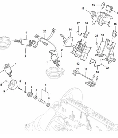 Vue éclatée C - Moteur électrique - Balayeuse à batterie STIHL KGA 770